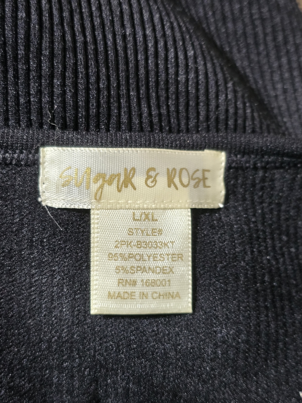 Sleeveless Black Knit Tank with Gold Button Detail. NWOT - Picture 4 of 4